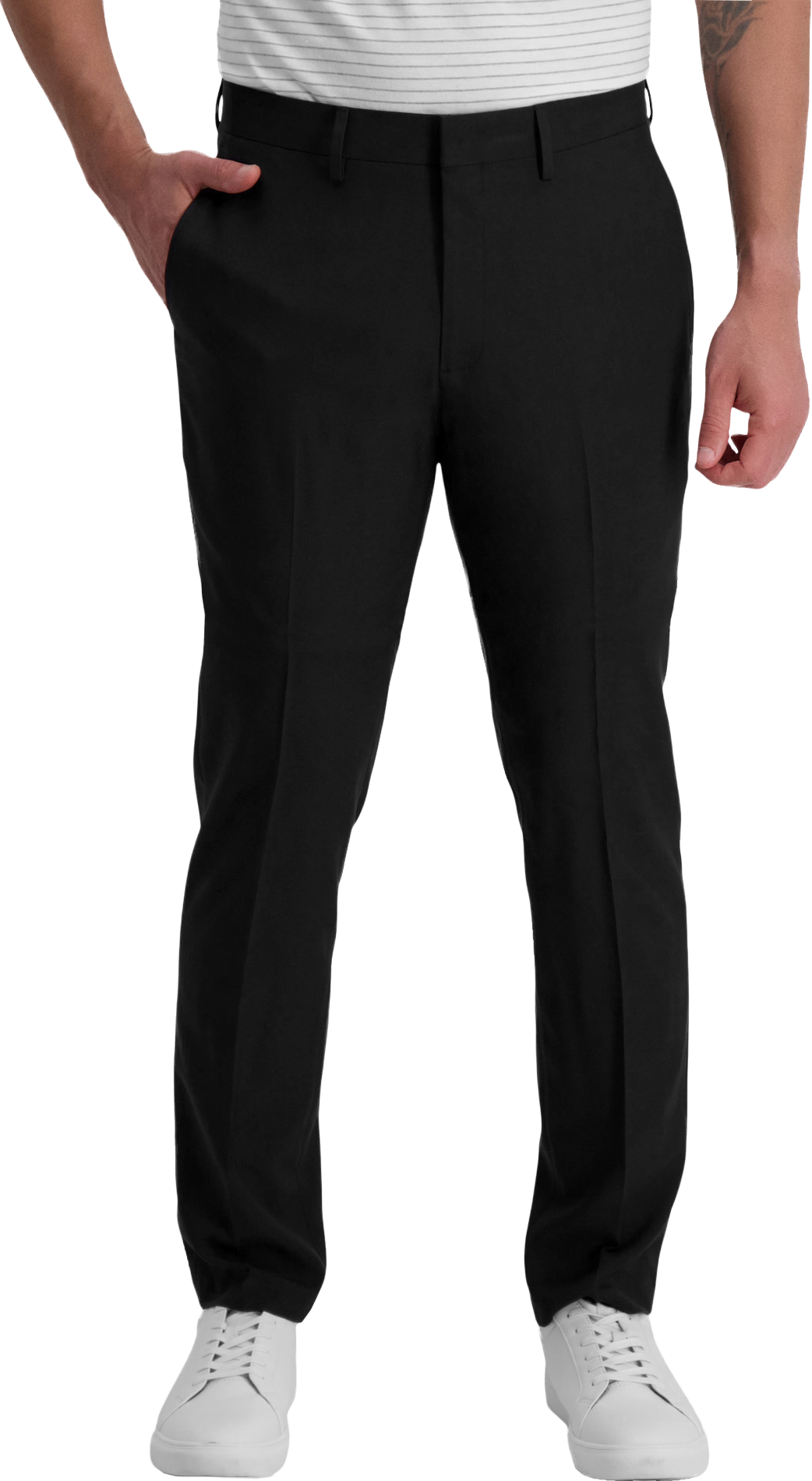 Smart Wash® Repreve® Slim Fit Flat Front Suit Pant