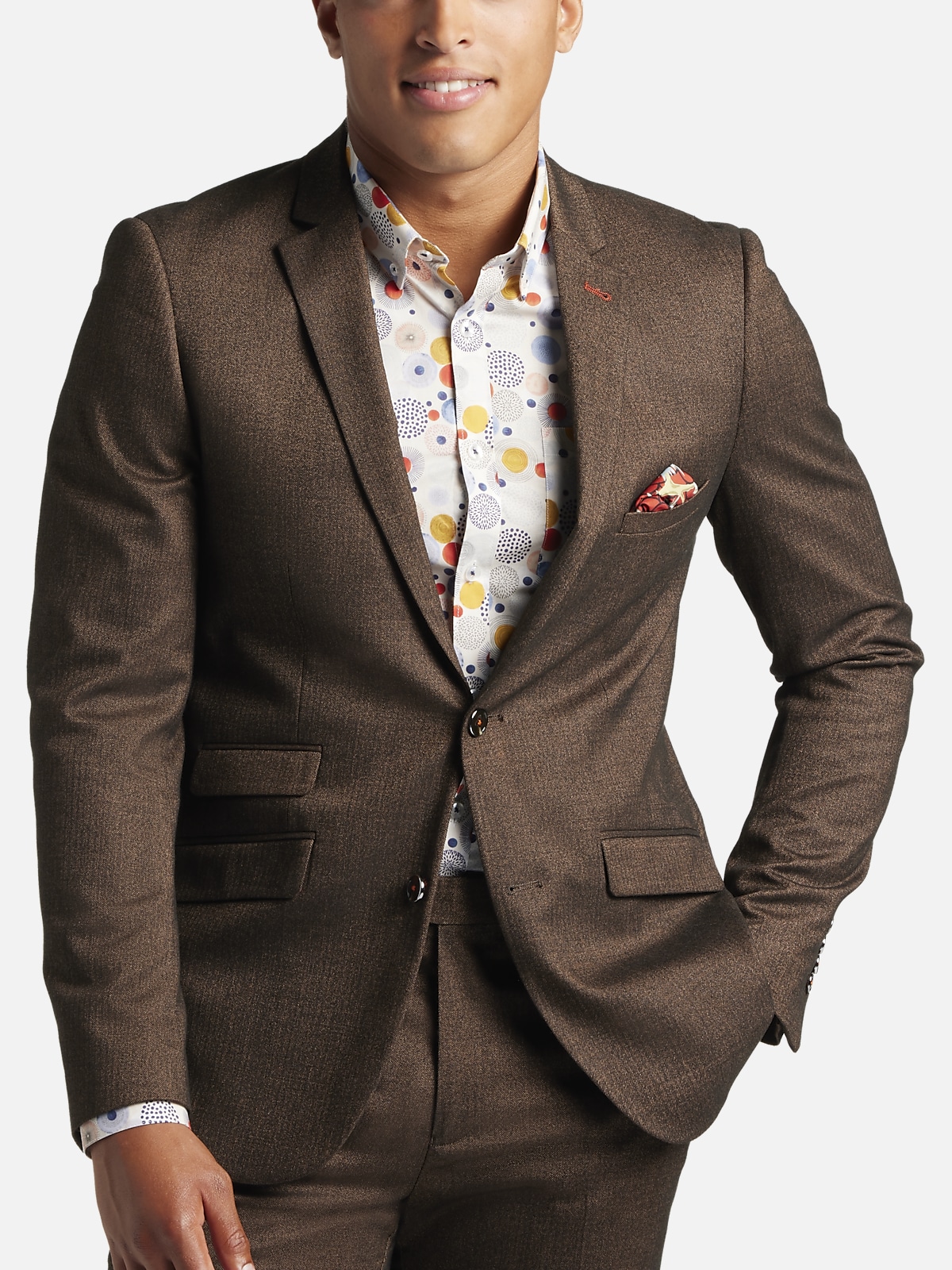 Big & Tall Active Series™ Herringbone Suit Jacket