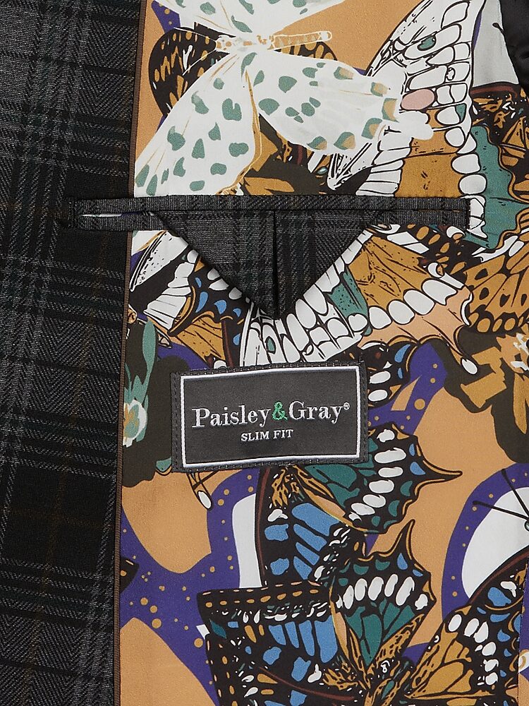 Paisley & Gray Slim Fit Peak Lapel Suit Jacket | Suit