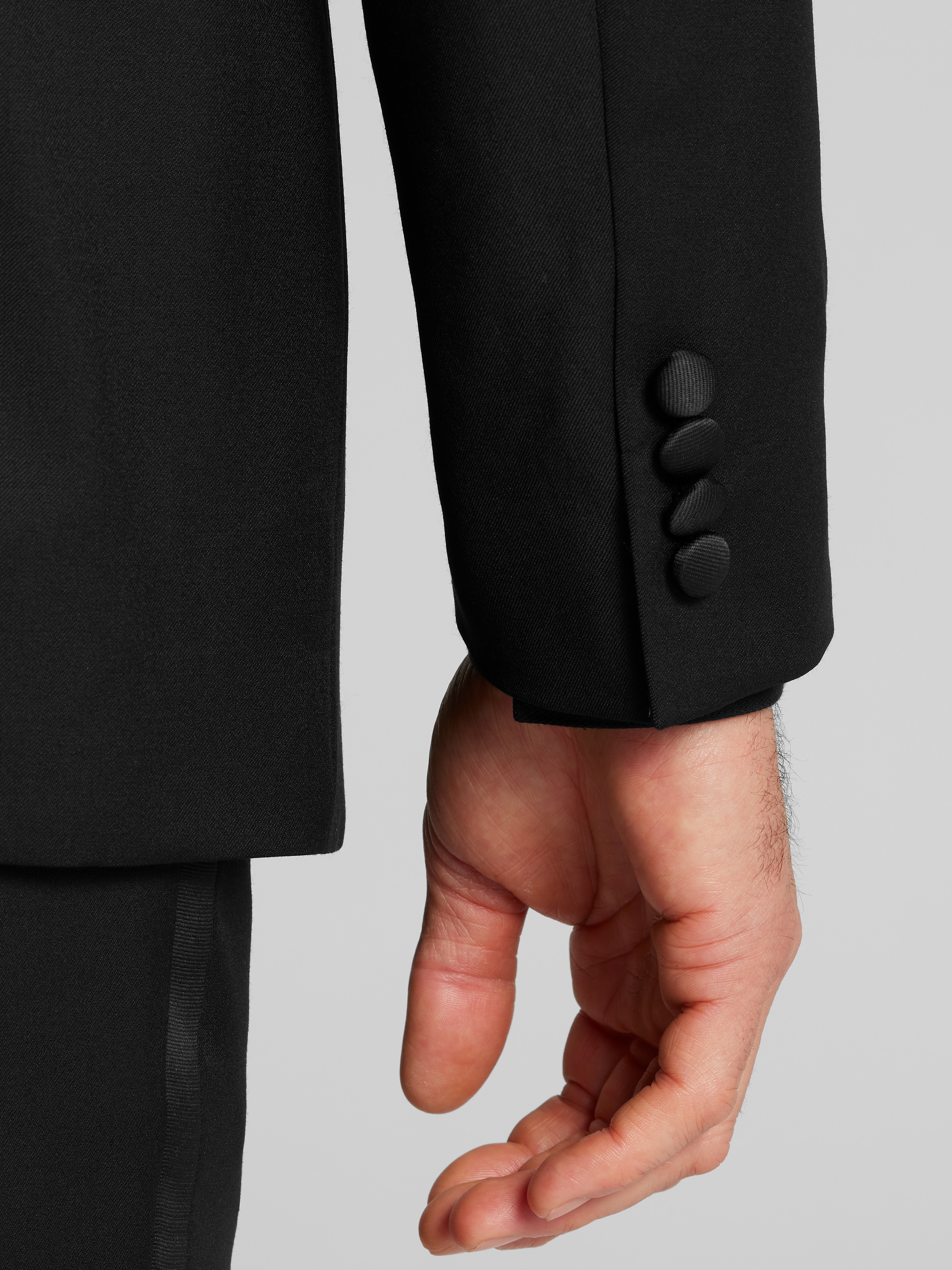 Modern Fit Wool Notch Lapel Tuxedo Jacket