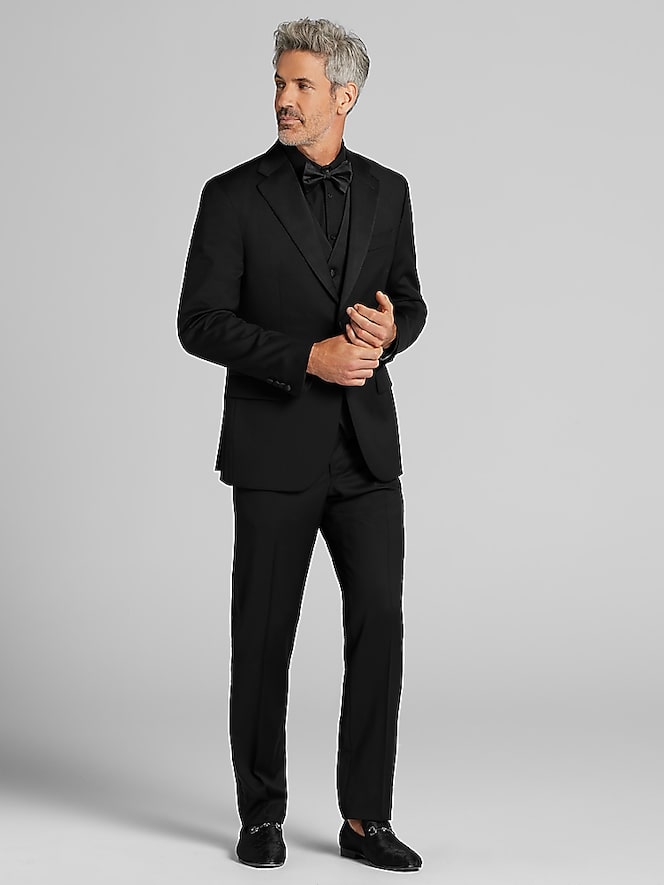 Joseph Abboud Modern Fit Wool Notch Lapel Tuxedo Jacket