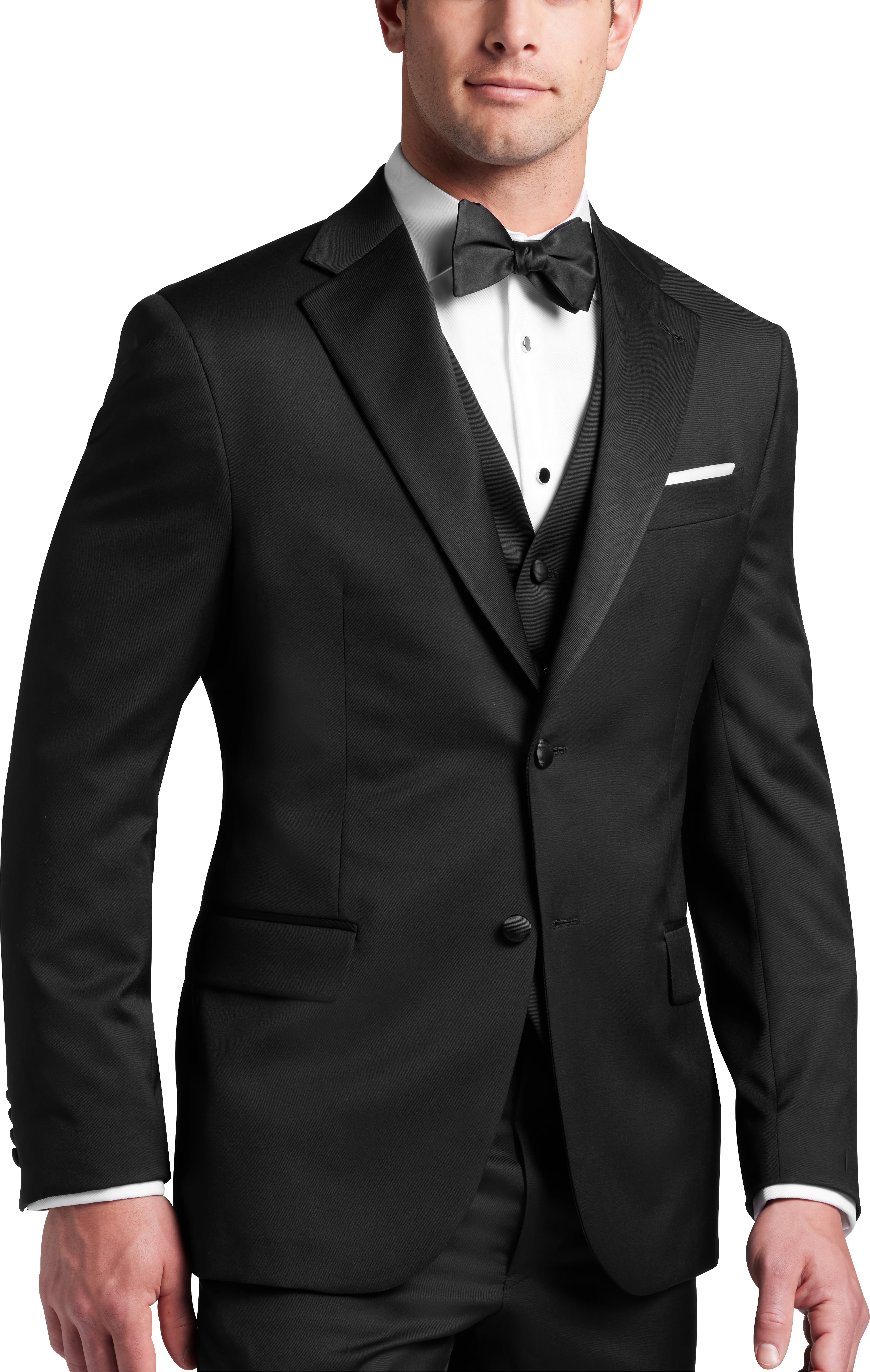 Modern Fit Wool Notch Lapel Tuxedo Jacket