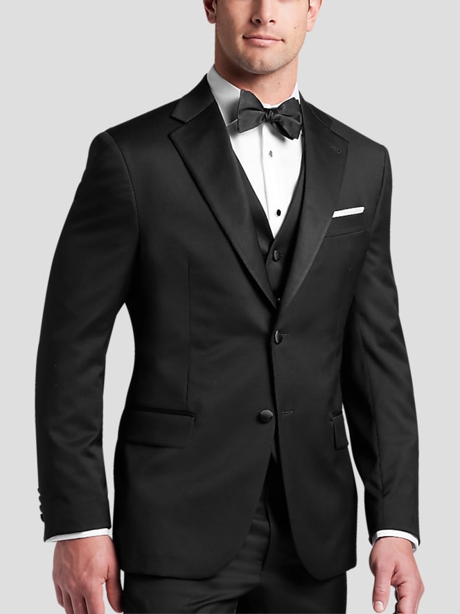 Joseph Abboud Modern Fit Wool Notch Lapel Tuxedo Jacket