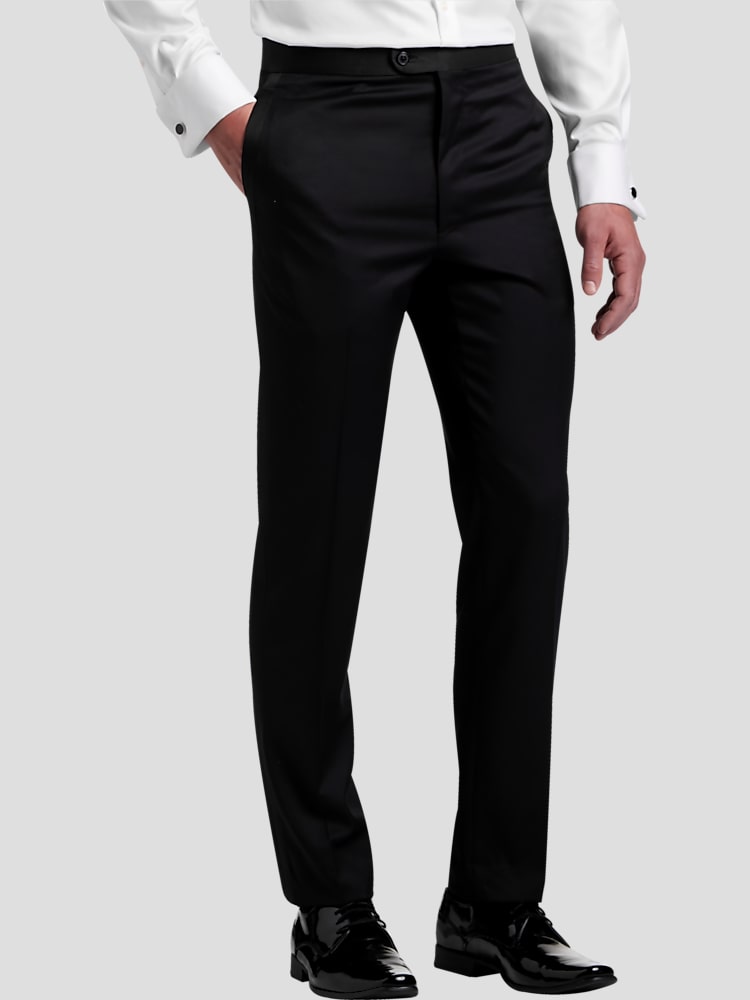 Joseph Abboud Modern Fit Wool Tuxedo Pants | Tuxedo Pants