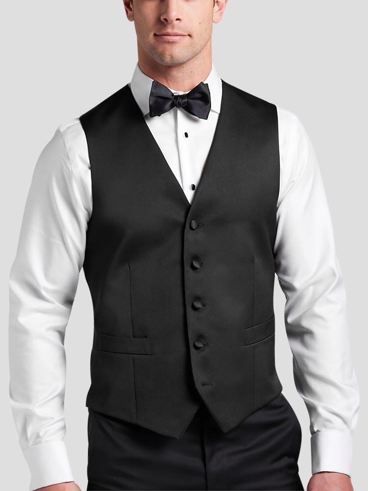Joseph Abboud Modern Fit Wool Tuxedo Vest Tuxedo Vests Men's