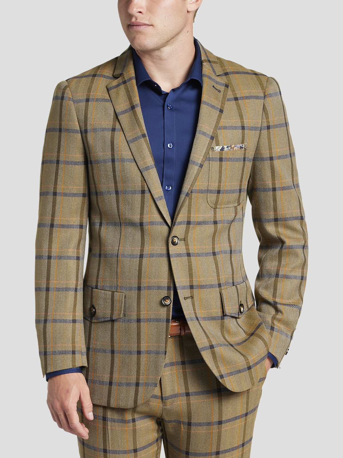 Plaid dress jacket sales