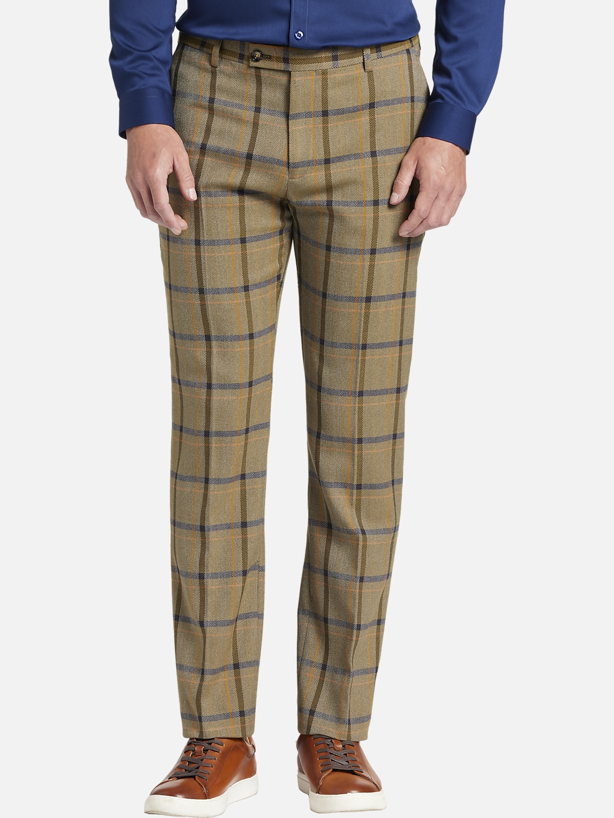 Paisley & Gray Slim Fit Herringbone Plaid Suit Separates Pants | All ...