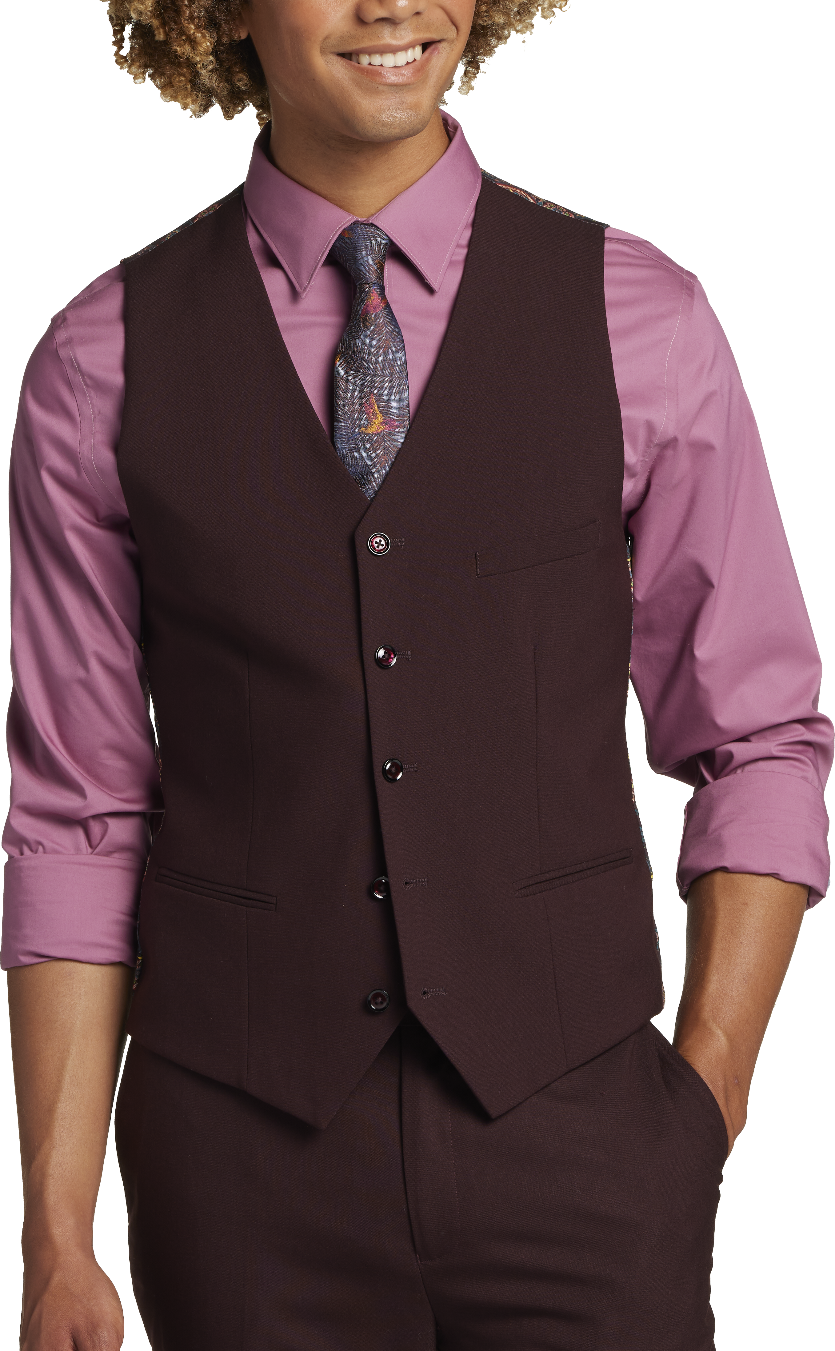 Slim Fit Suit Separates Vest