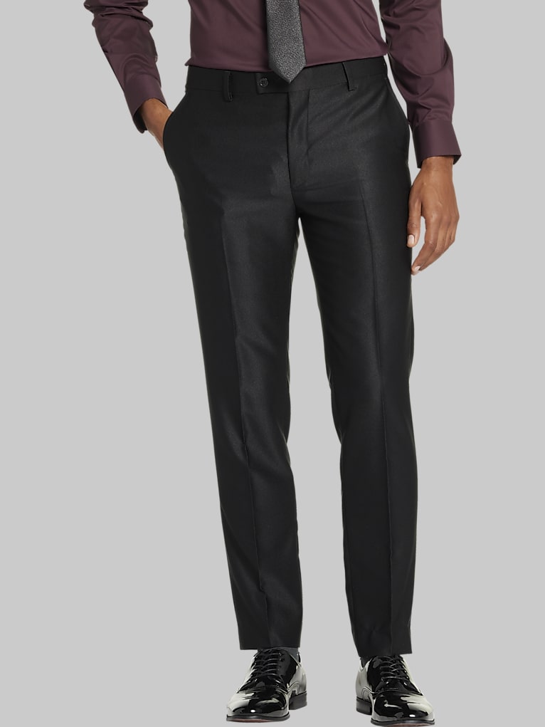 Egara Skinny Fit Shiny Suit Pants