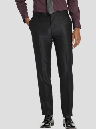 Modern Fit Sharkskin Suit Pants