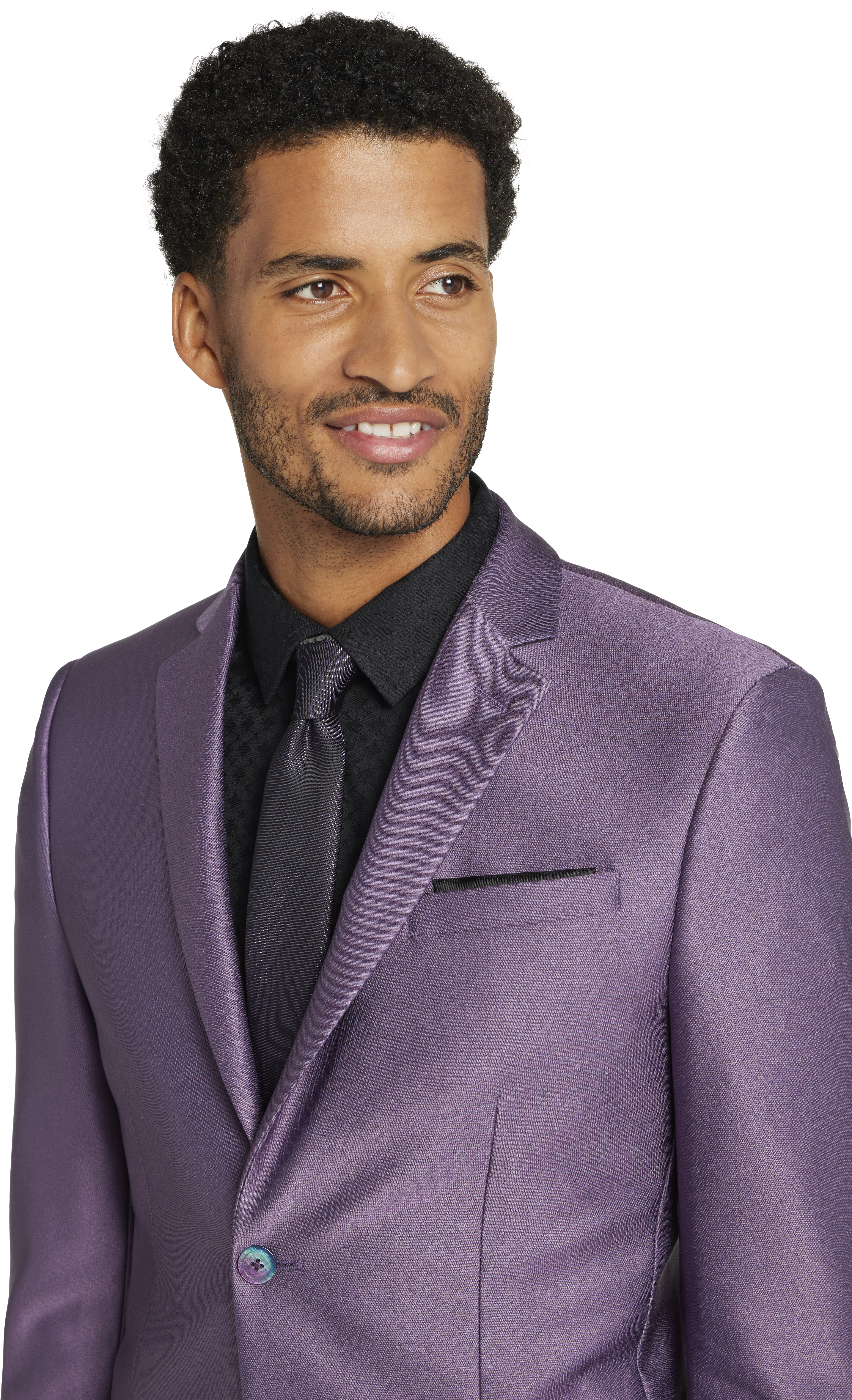 Skinny Fit Shiny Suit Jacket