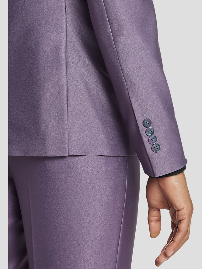 Egara Skinny Fit Shiny Suit Jacket