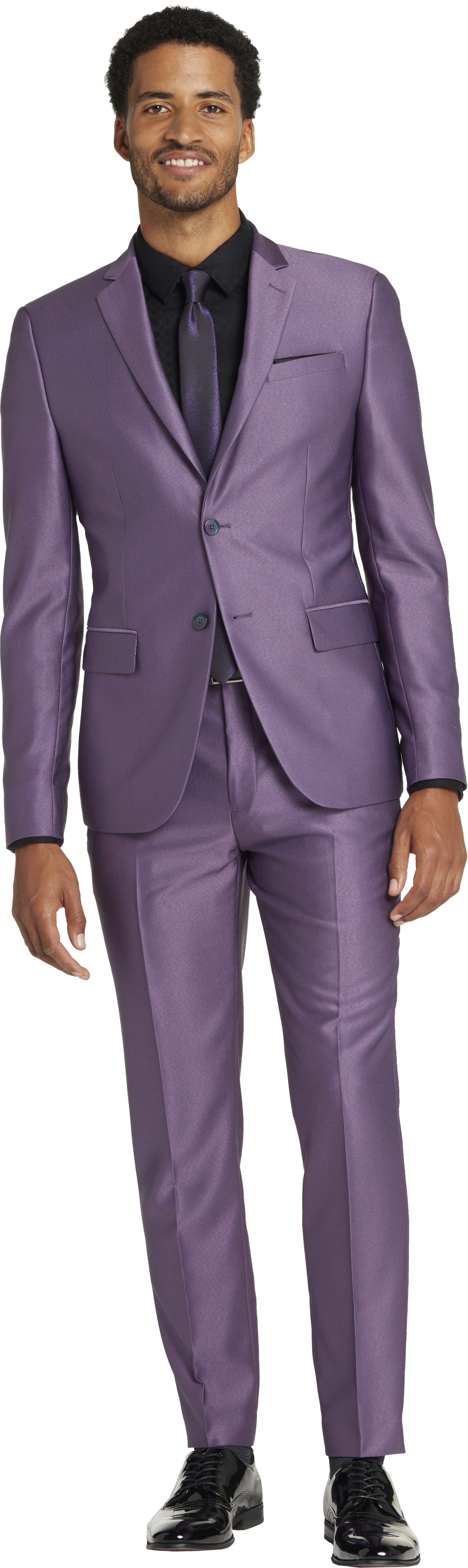 Skinny Fit Shiny Suit Jacket