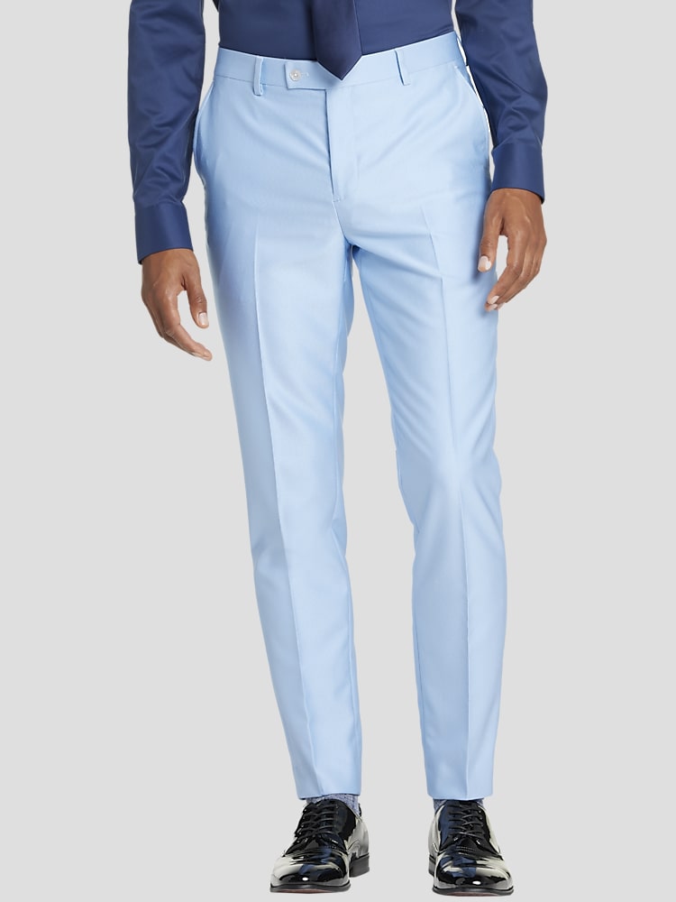 Skinny leg pants suit on sale