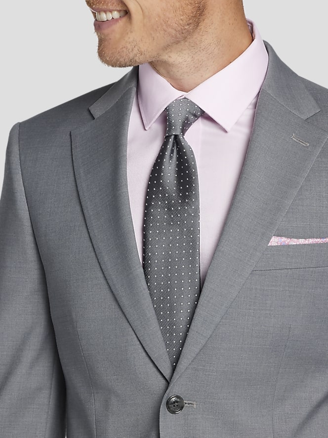 Tommy Hilfiger Modern Fit Wool Blend Twill Suit Jacket