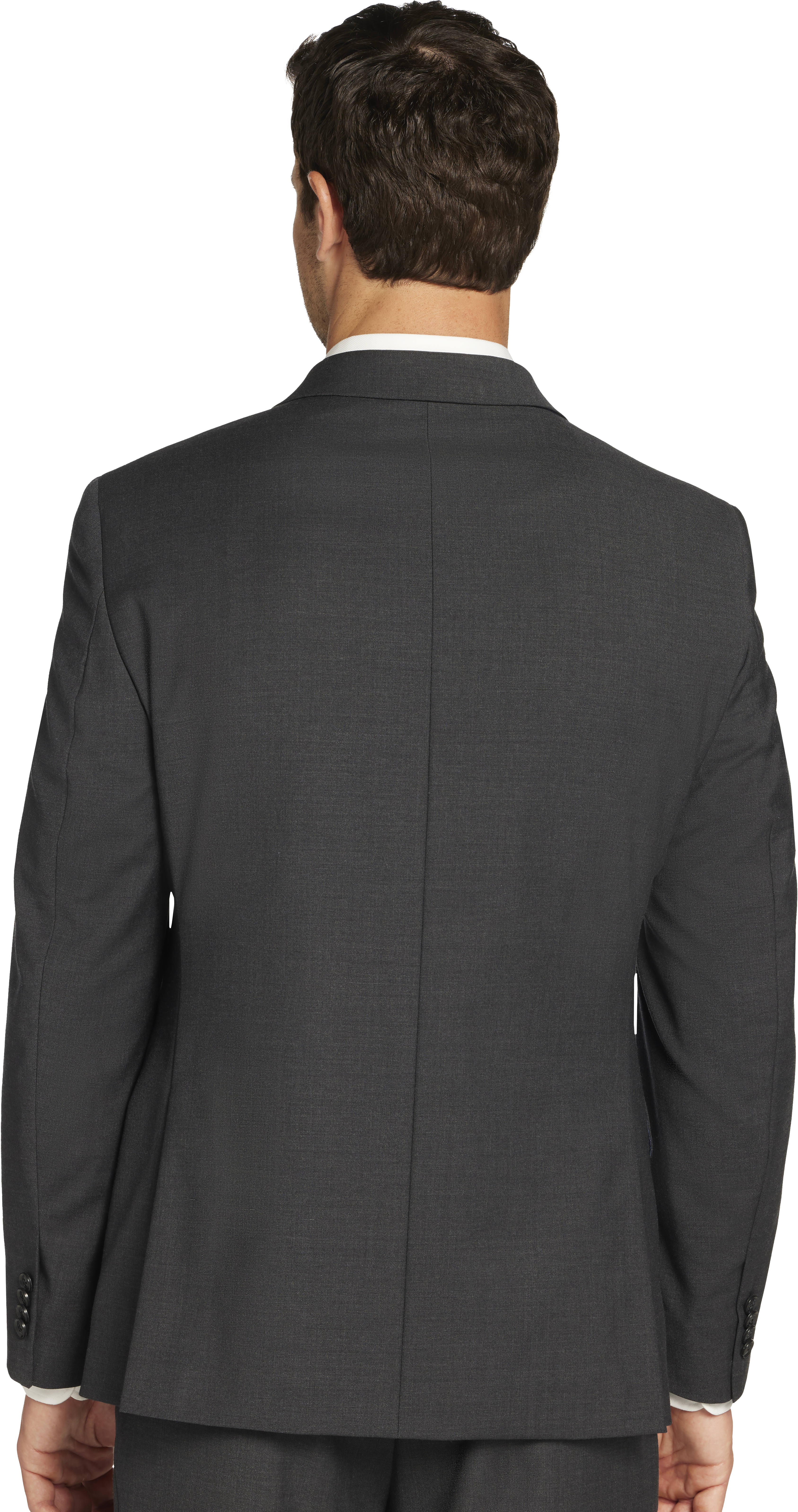 Modern Fit Wool Blend Twill Suit Jacket