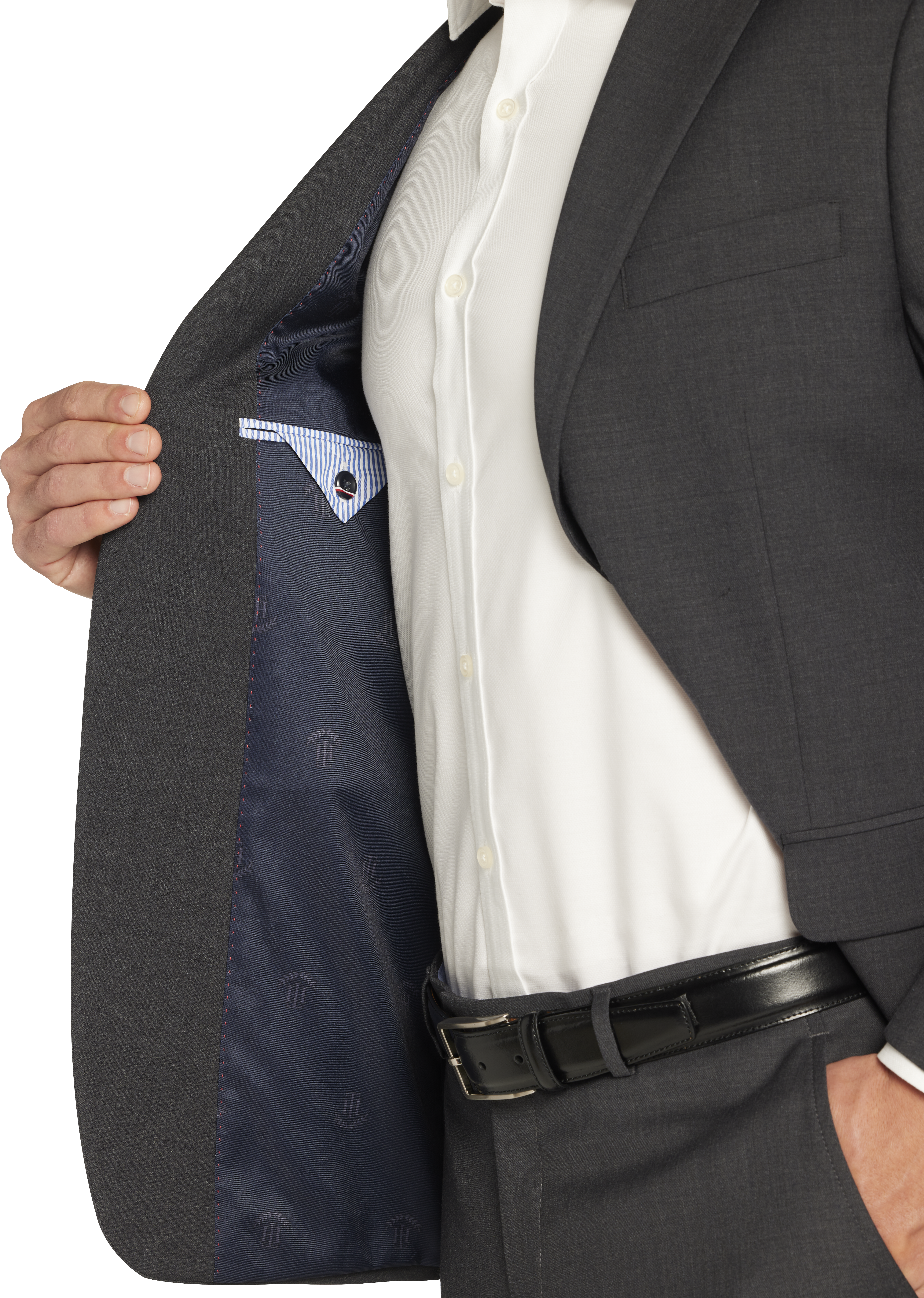Modern Fit Wool Blend Twill Suit Jacket