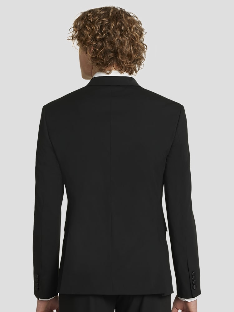 Peak Lapel Skinny Fit Tuxedo Jacket