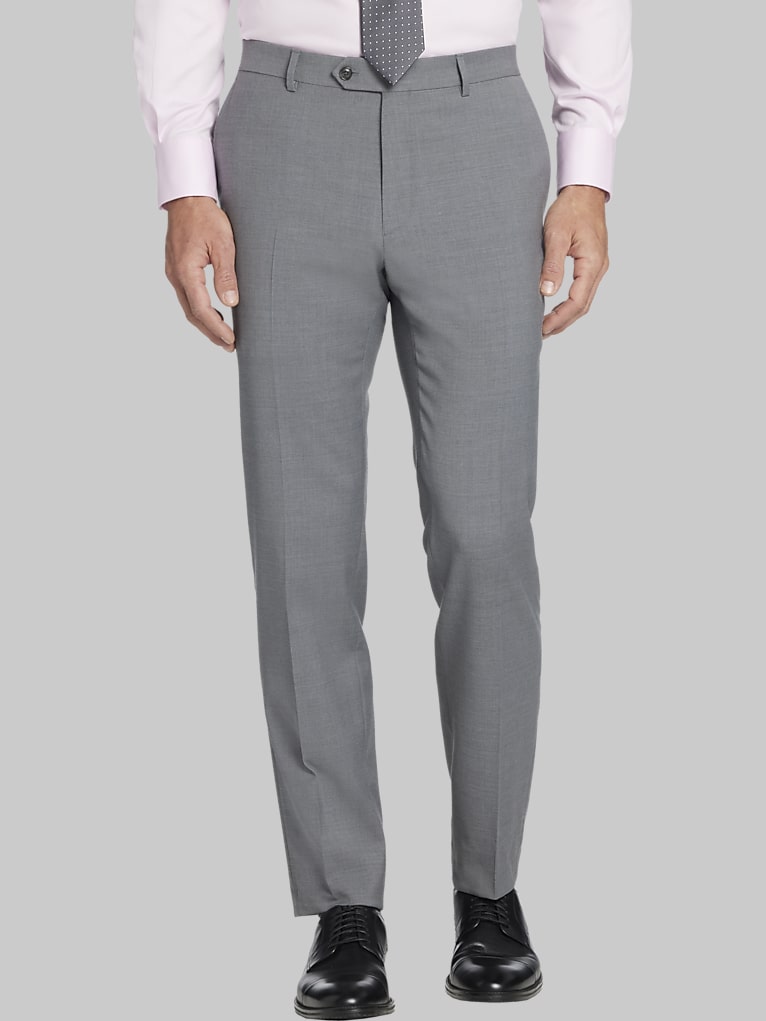 Tommy Hilfiger Modern Fit Wool Blend Twill Suit Pants