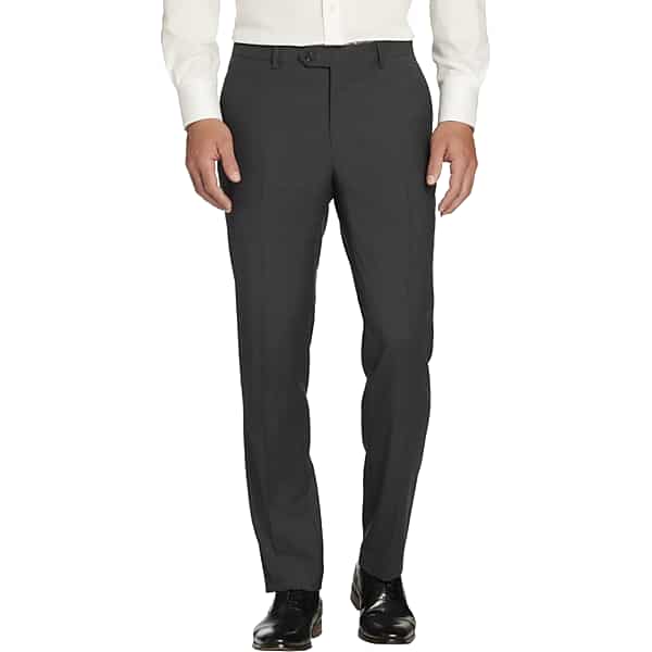 Tommy Hilfiger Modern Fit Men's Suit Separates Twill Pants Charcoal Twill - Size: 32W x 30L