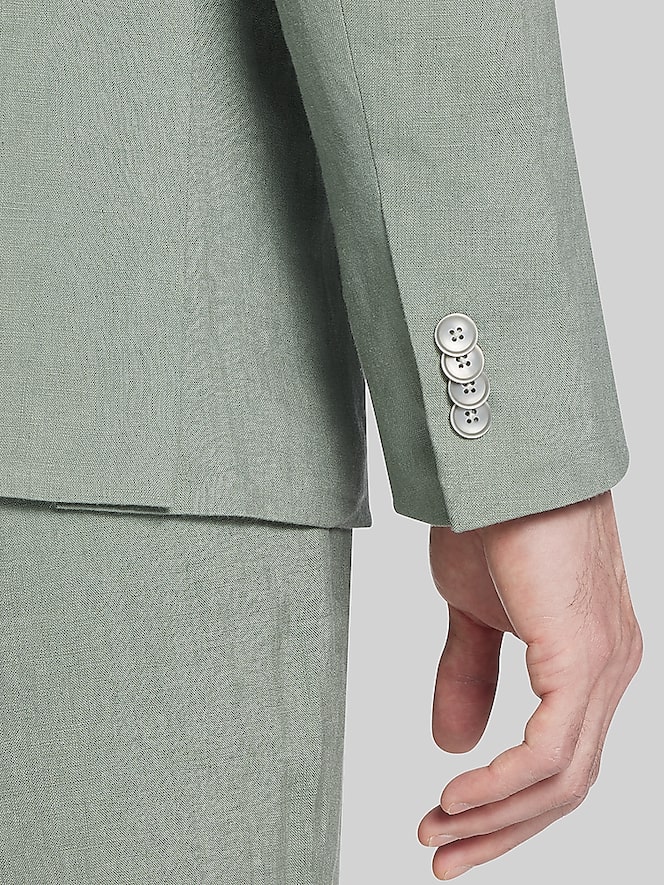 Tommy Hilfiger Modern Fit Linen Suit Jacket, Sage - Image 4 of 8