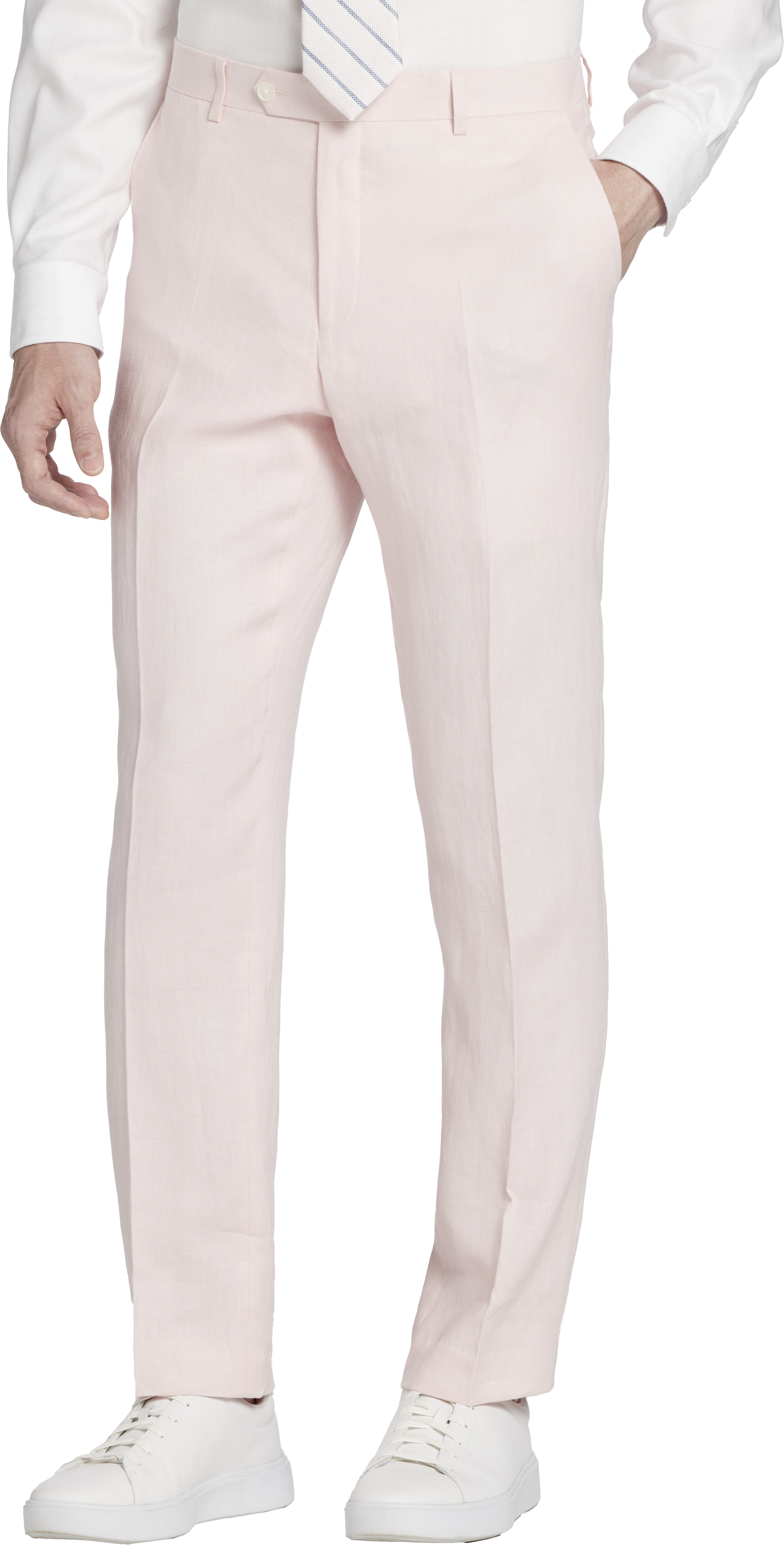 strapless open back dress Ice Mauve Rosa Tuxedo Trousers @ The Vault main image 1