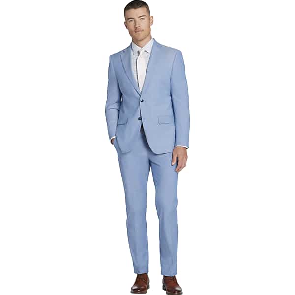 Tommy Hilfiger Big & Tall Modern Fit Solid Men's Suit Separates Jacket Light Blue - Size: 56 Regular