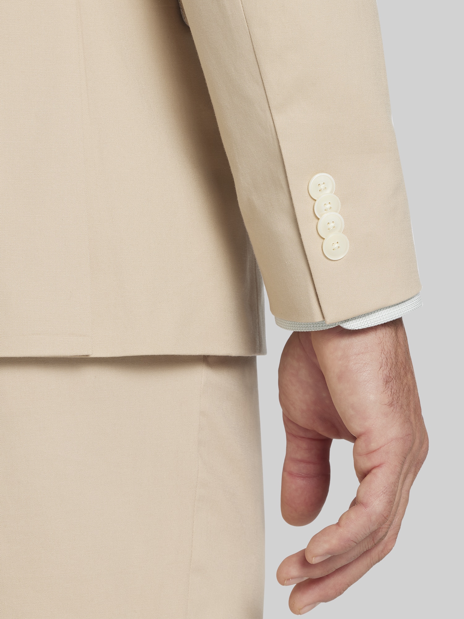 Modern Fit Cotton Blend Suit Jacket