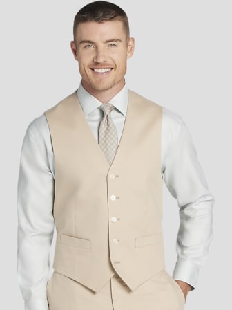 Modern Fit Cotton Blend Suit Jacket
