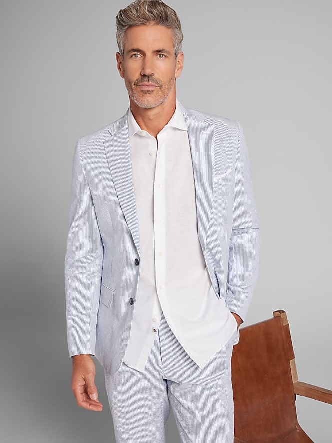 Tommy Hilfiger Modern Fit Seersucker Suit Jacket