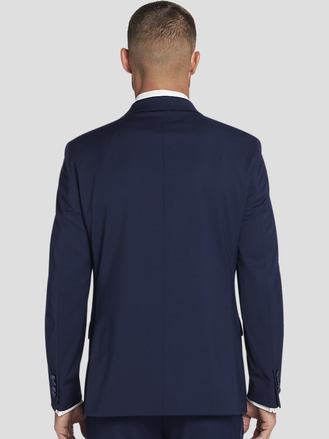 Tommy Hilfiger Modern Fit Wool Blend Notch Lapel Tuxedo Jacket