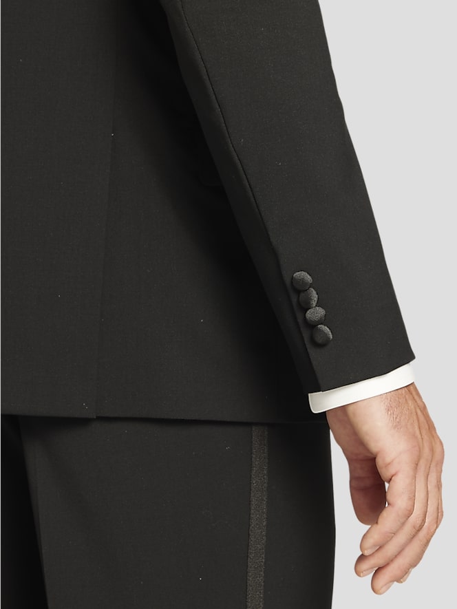 Tommy Hilfiger Modern Fit Wool Blend Notch Lapel Tuxedo Jacket