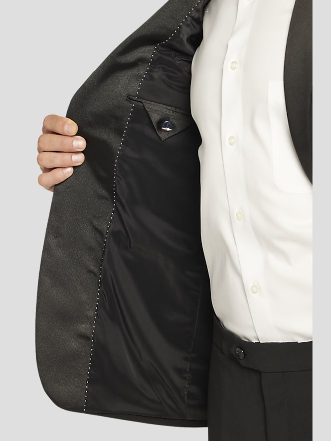 Tommy Hilfiger Modern Fit Wool Blend Notch Lapel Tuxedo Jacket