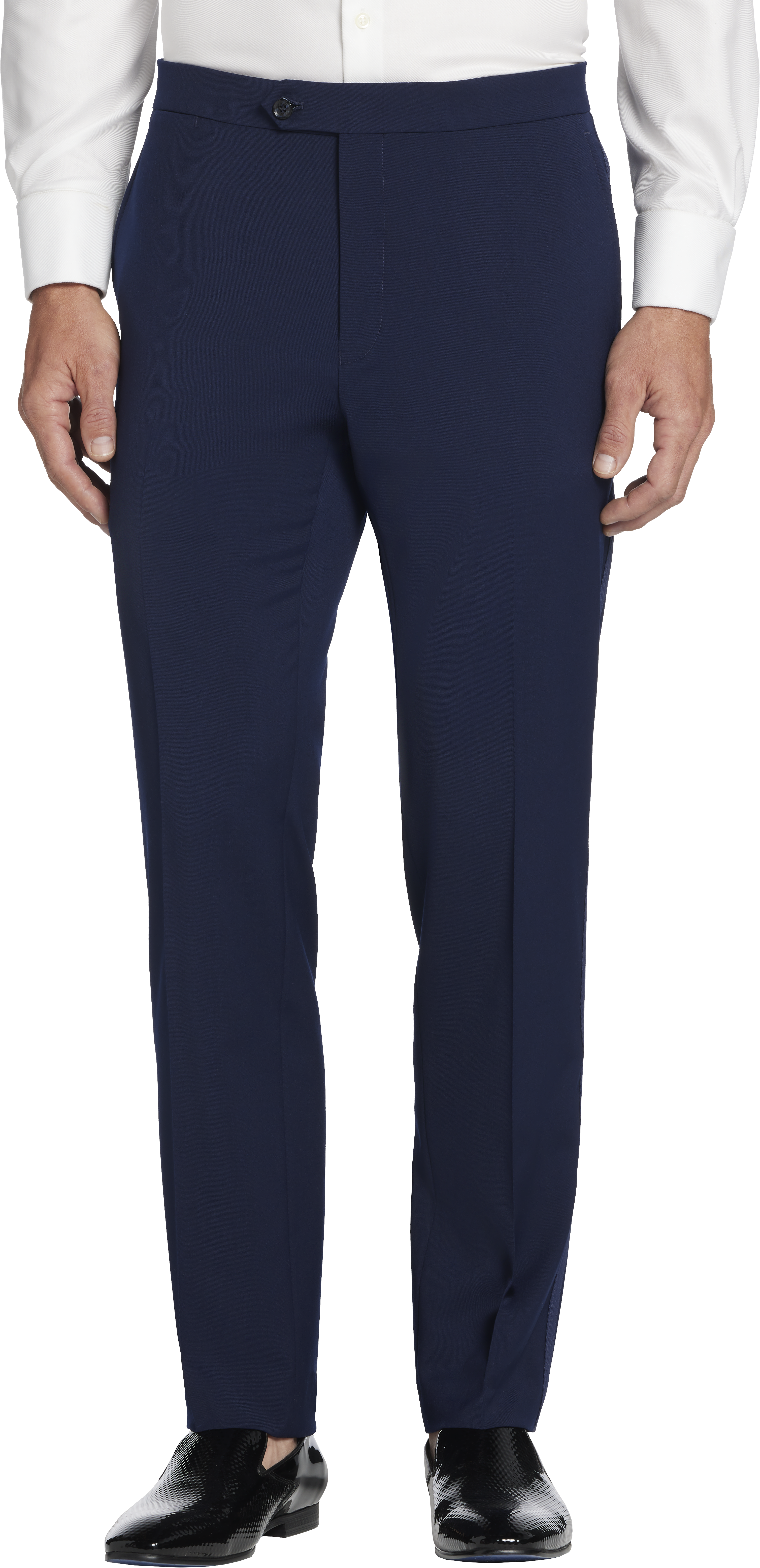 Slim Fit Wool Blend Tuxedo Pants