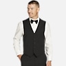 Tommy Hilfiger Slim Fit Wool Blend Tuxedo Vest