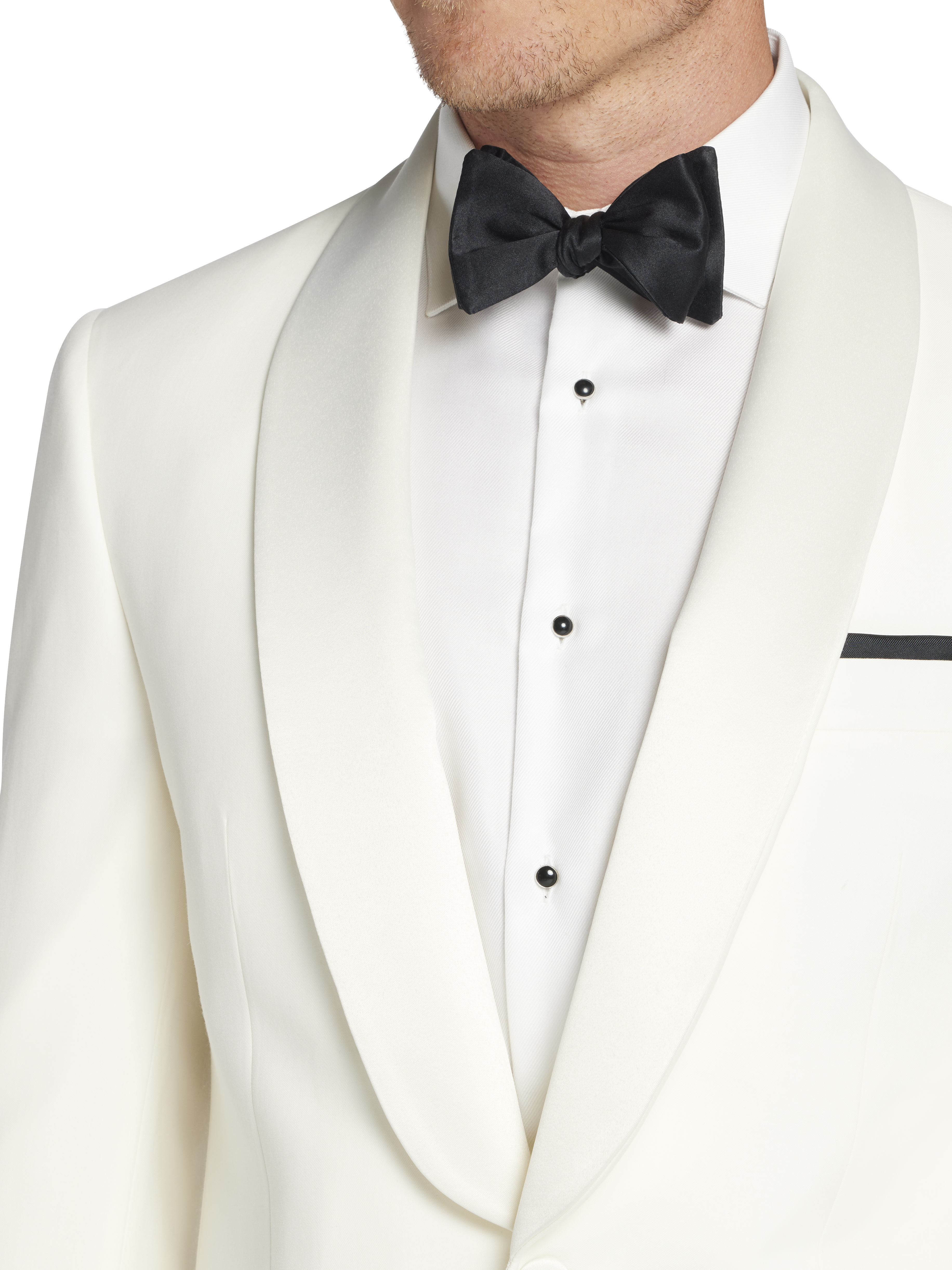 Slim Fit Wool Blend Notch Lapel Tuxedo Jacket