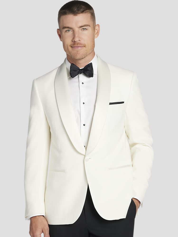 Men's Wearhouse Tommy Hilfiger Suit Coat Blue Executive Fit