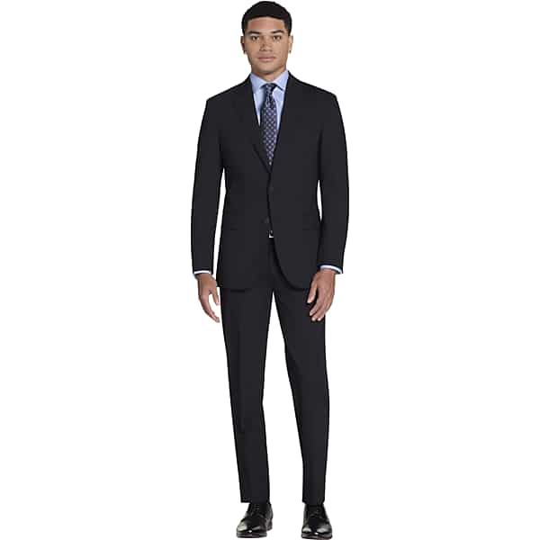 Awearness Kenneth Cole Slim Fit Men's Suit Separates Jacket Black Solid - Size: 46 Long