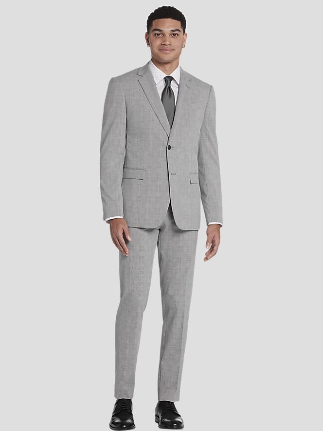 テーラードジャケット LARDINI Men Suits Set EQ528AEEQSK62511 100CA 222490 GRAY Linen-Twill Suit Jacket LARDINI da uomo | MR PORTER