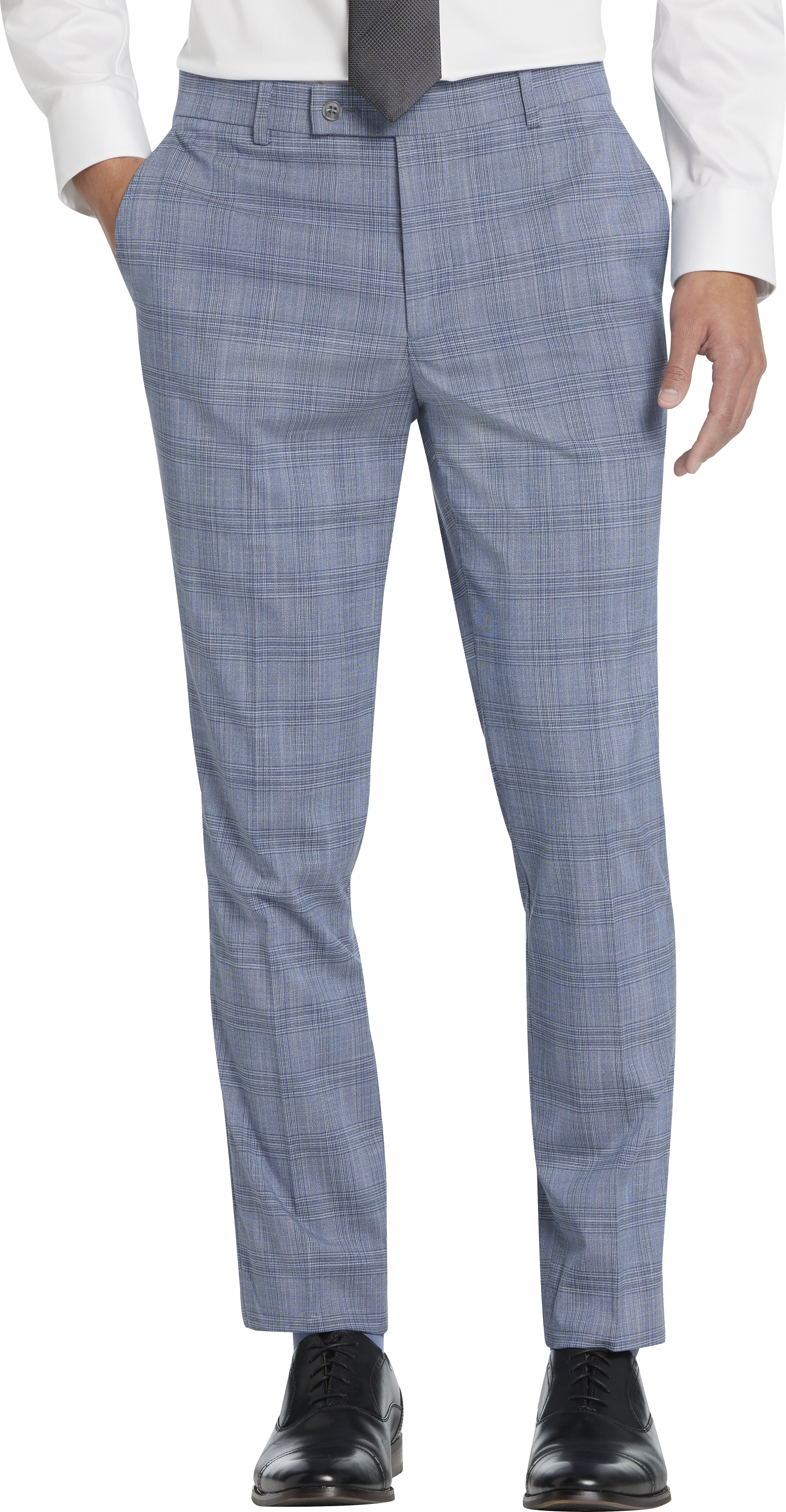 Plaid Slim Fit Suit