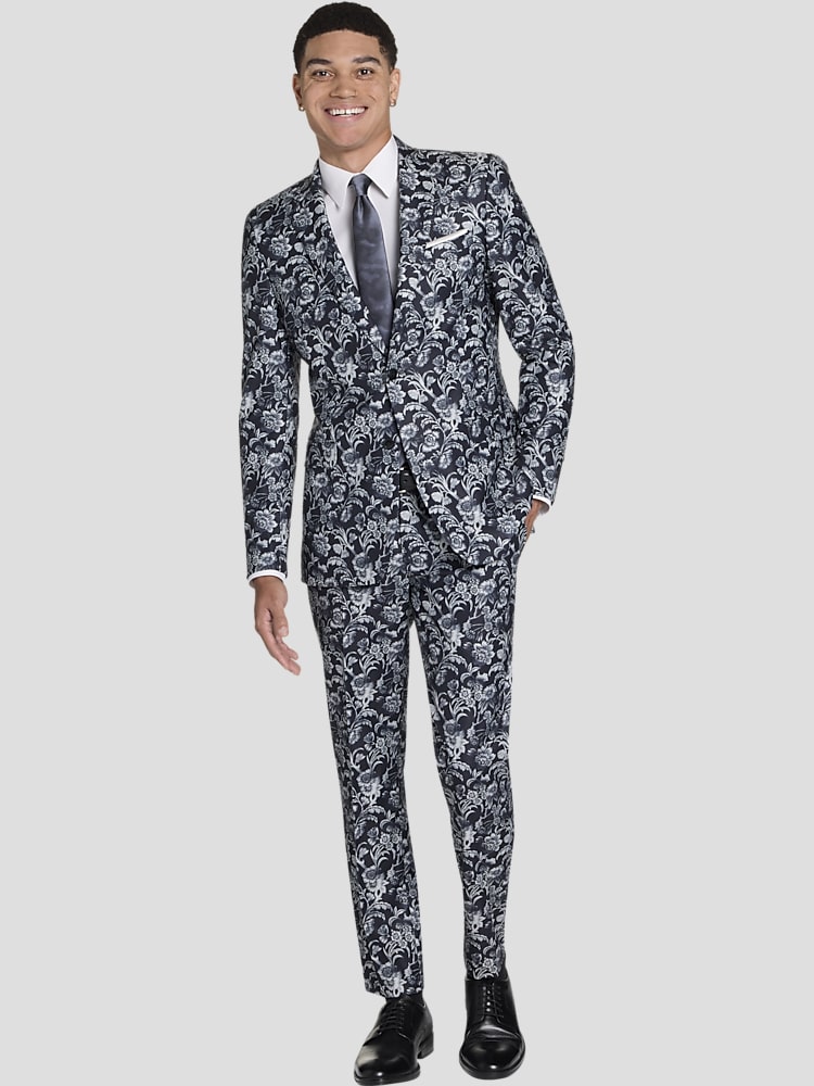 Egara Floral Skinny Fit Suit Jacket | Suit Jackets | Men's Egara Floral Skinny Fit Suit Jacket | Suit Jackets | Men's