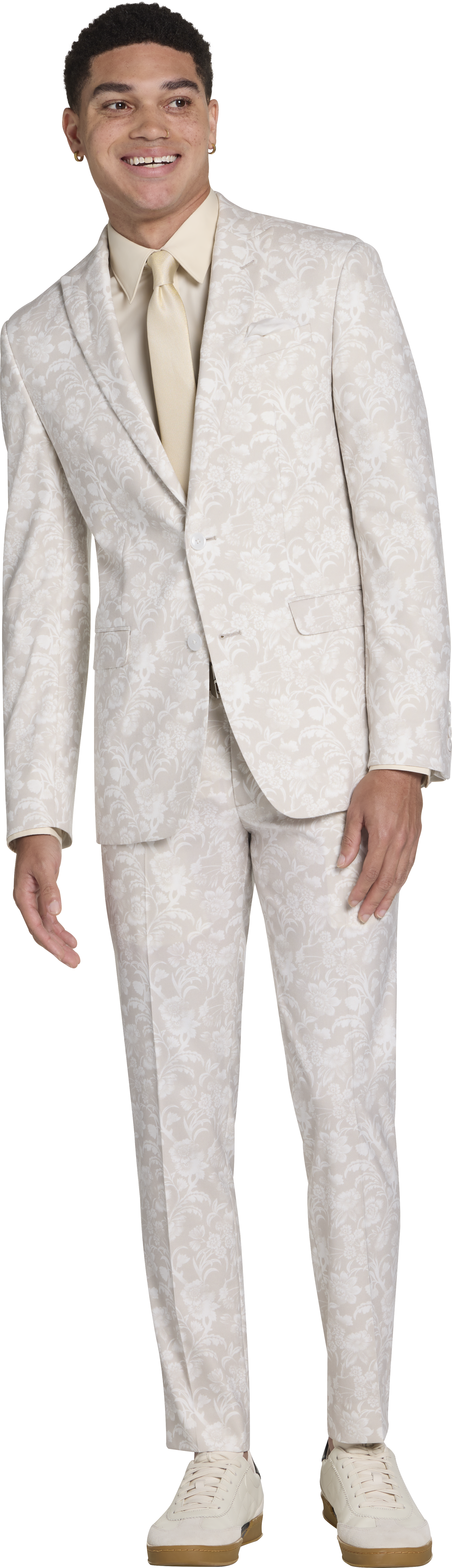 Egara Skinny Fit Floral Suit Jacket | Suit Jackets | Men's