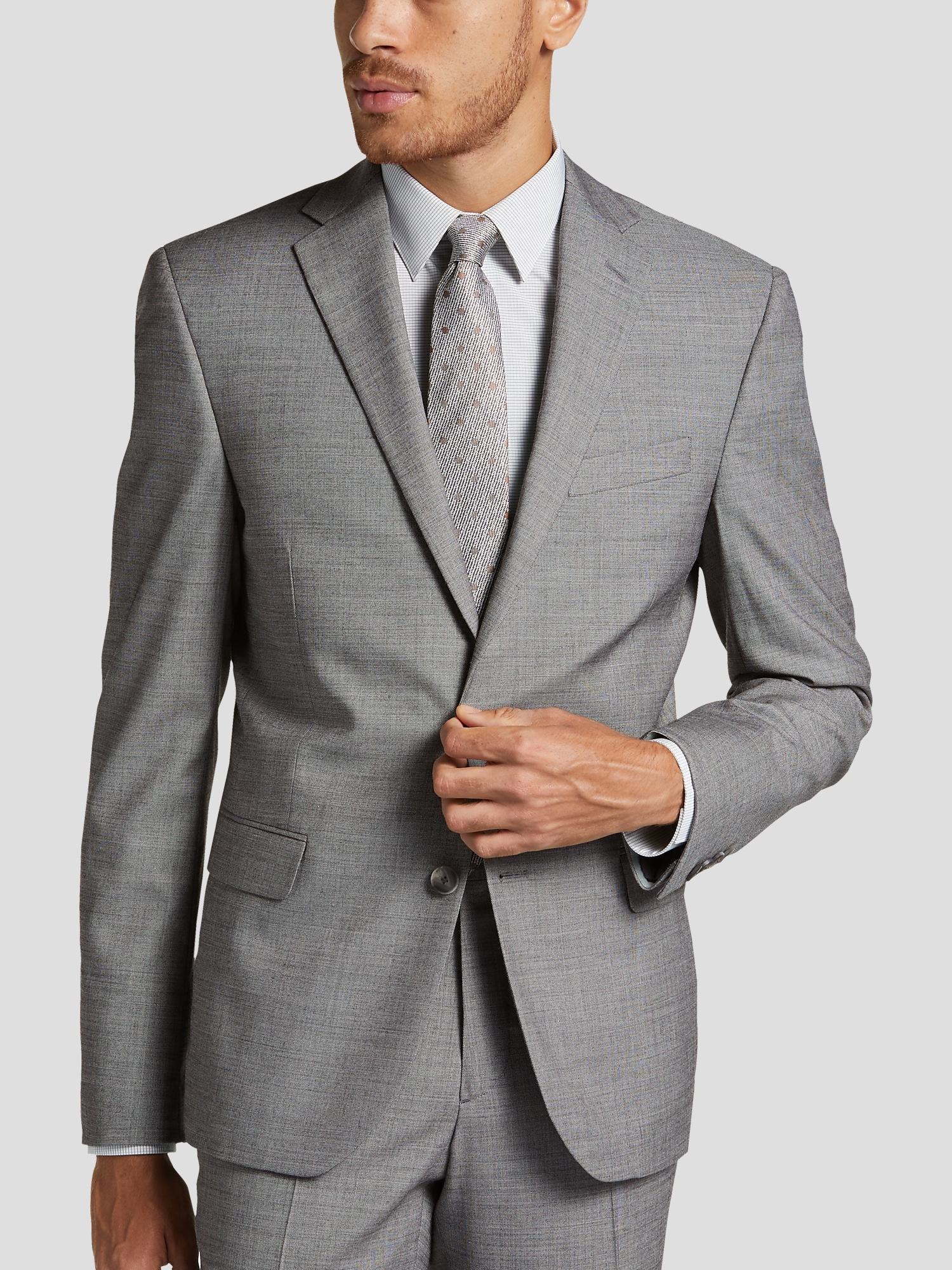 Awearness Kenneth Cole Executive Fit Wool Blend Suit Jacket