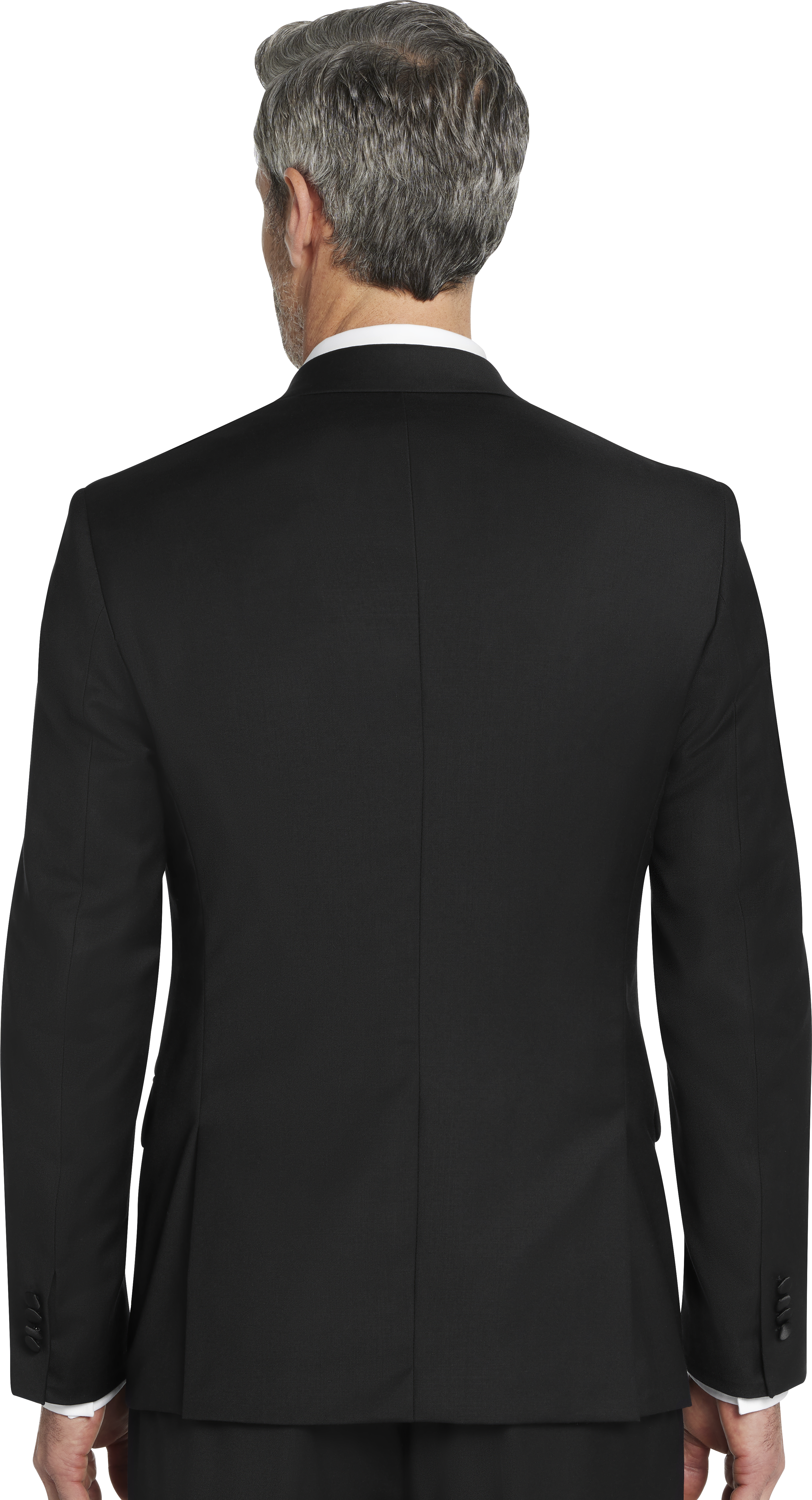 Slim Fit Wool Blend Peak Lapel Tuxedo Jacket