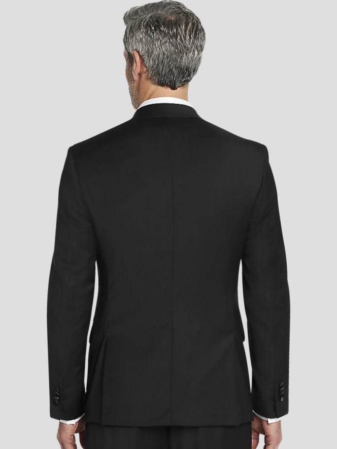 Calvin Klein Slim Fit Wool Blend Peak Lapel Tuxedo Jacket