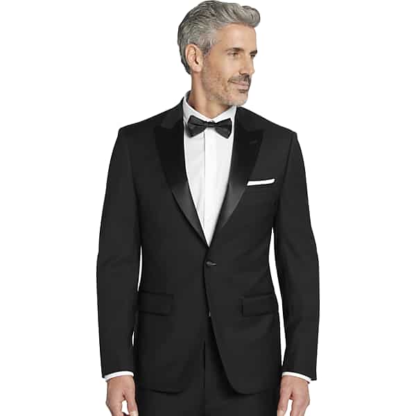 Calvin Klein Men's Slim Fit Wool Blend Peak Lapel Tuxedo Jacket Formal - Size: 44 Regular TMW3YW444210