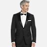 Calvin Klein Slim Fit Wool Blend Peak Lapel Tuxedo Jacket