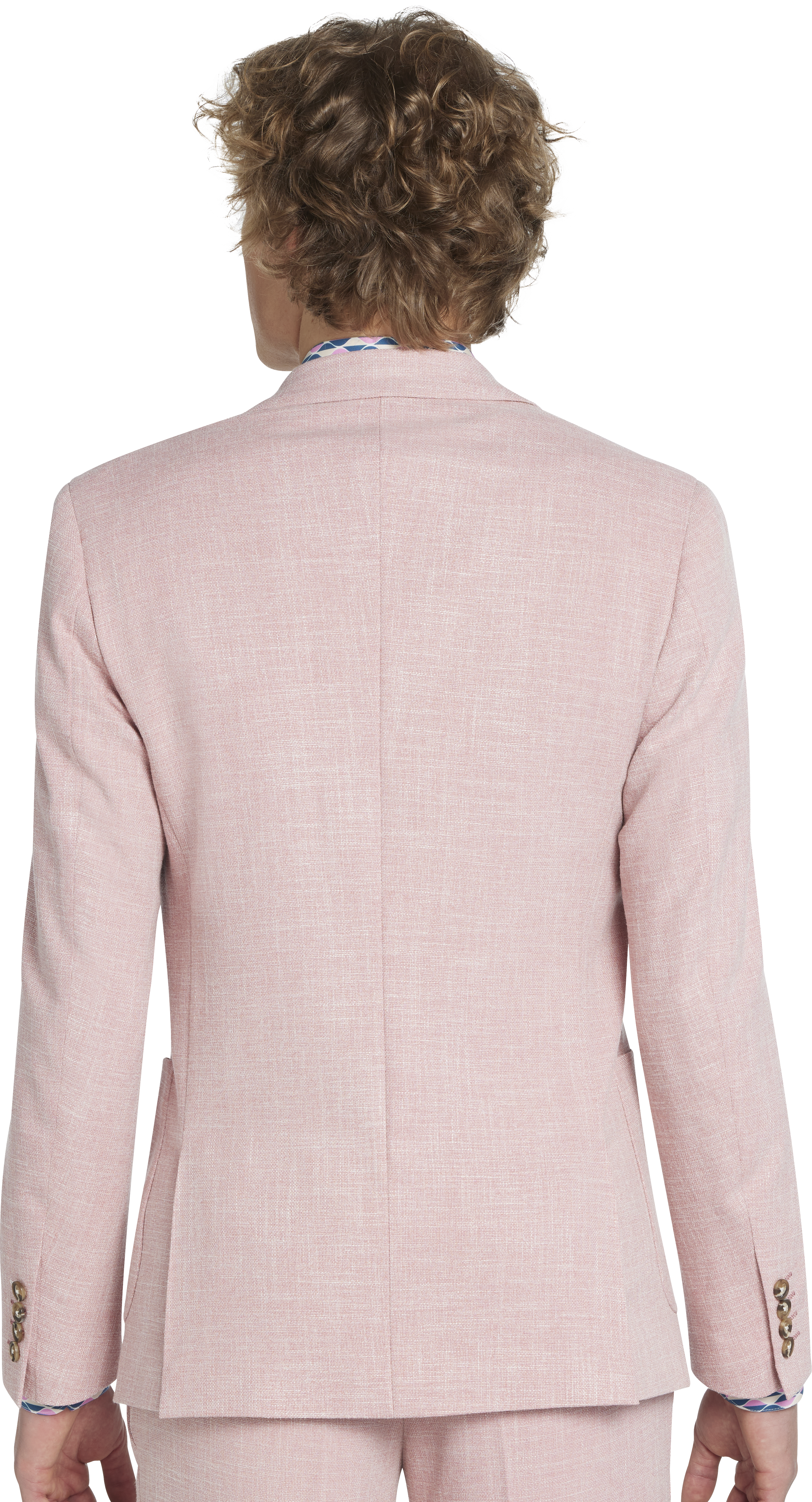 Slim Fit Double Breasted Suit Separates Jacket