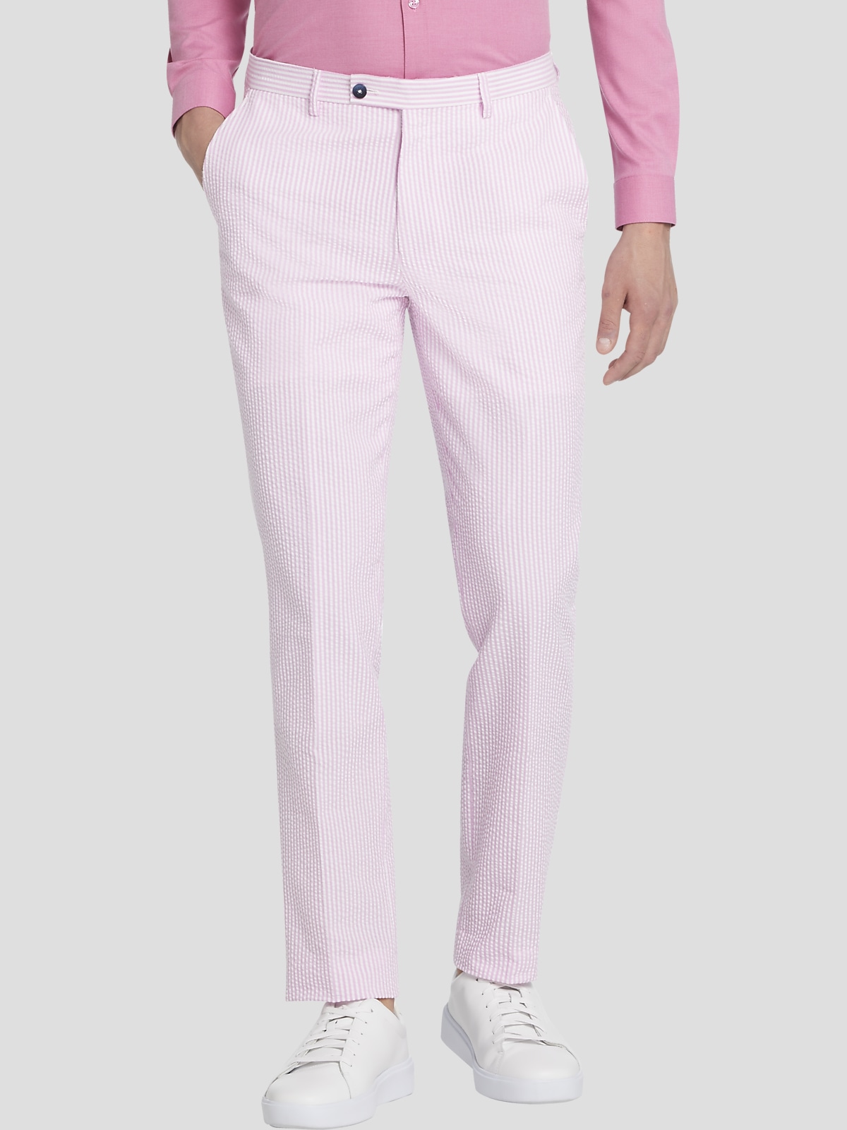 Seersucker suit men's wearhouse on sale