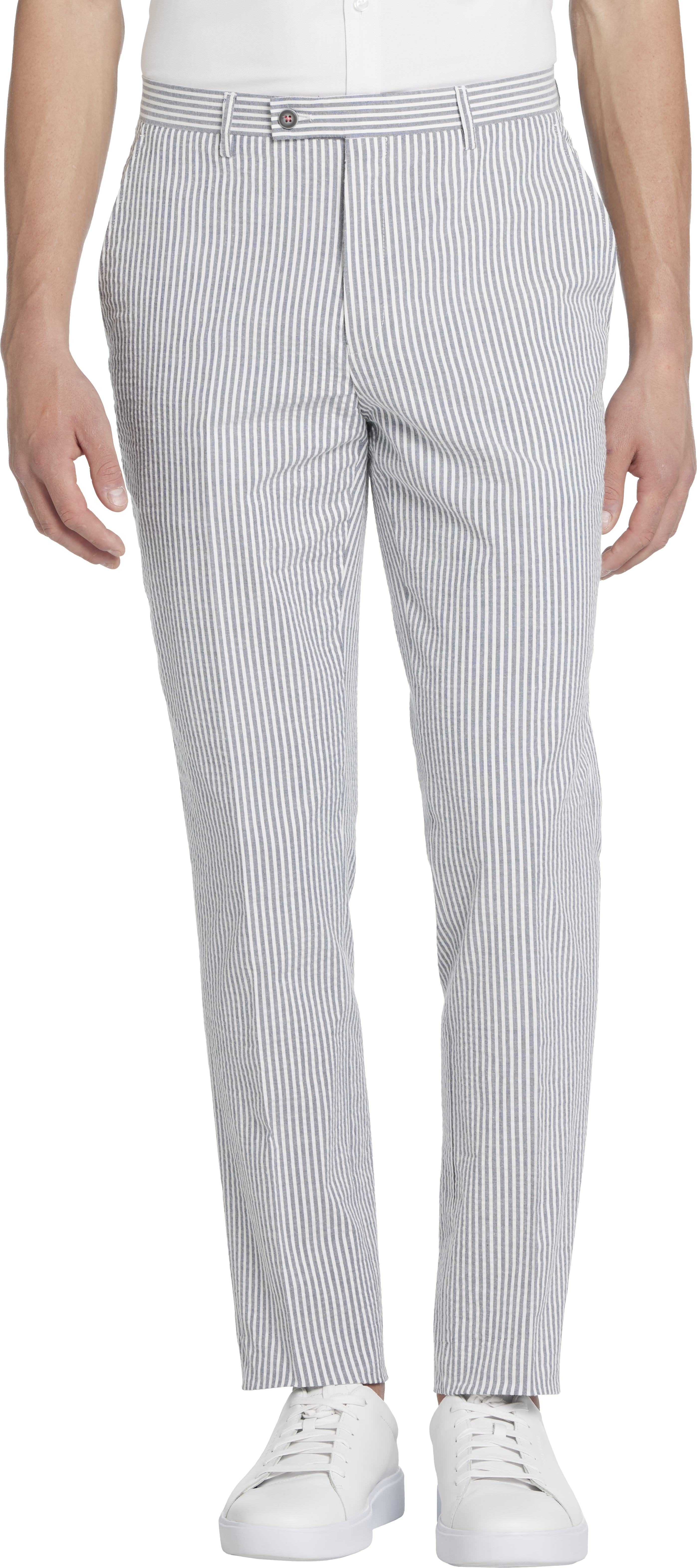 Slim Fit Seersucker Suit Pants